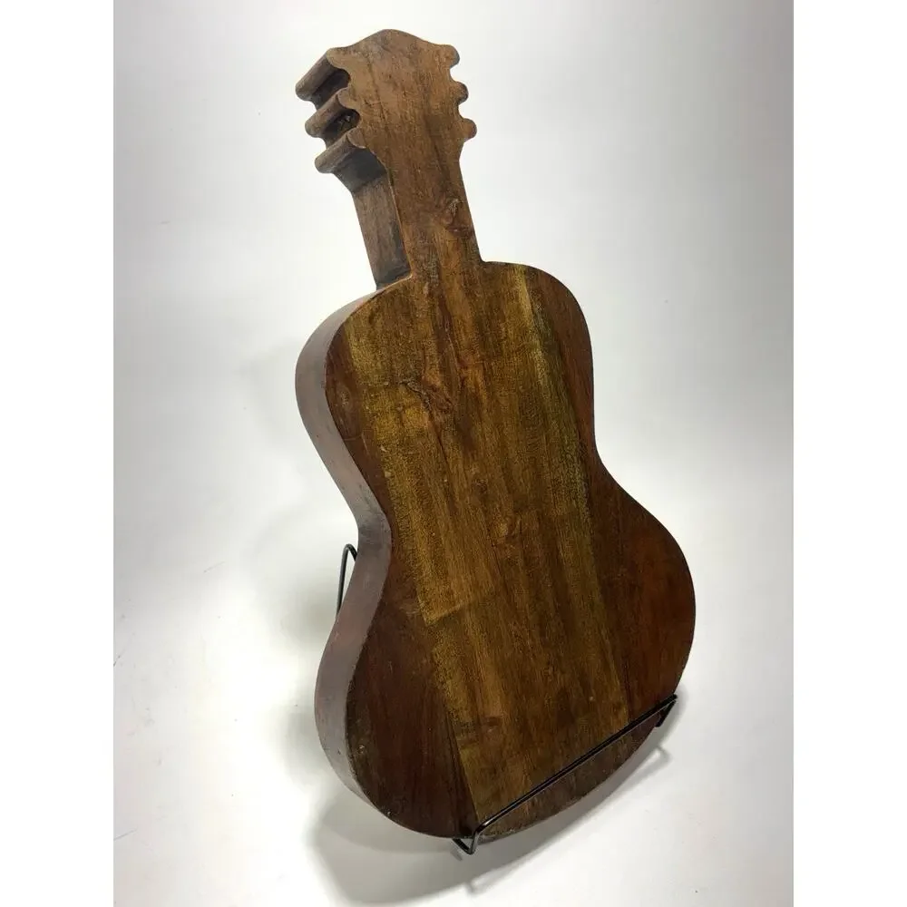 Monkey Pod Wood Guitar Serving Tray Bowl Divided Danya Philippines